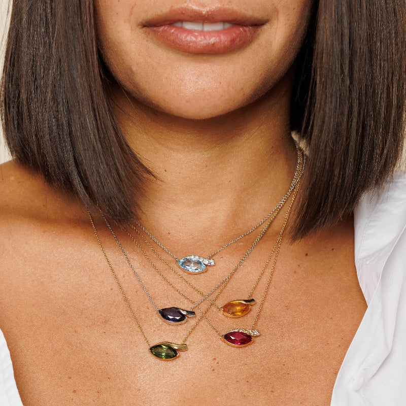 The Look Of Love Gemstone Necklace