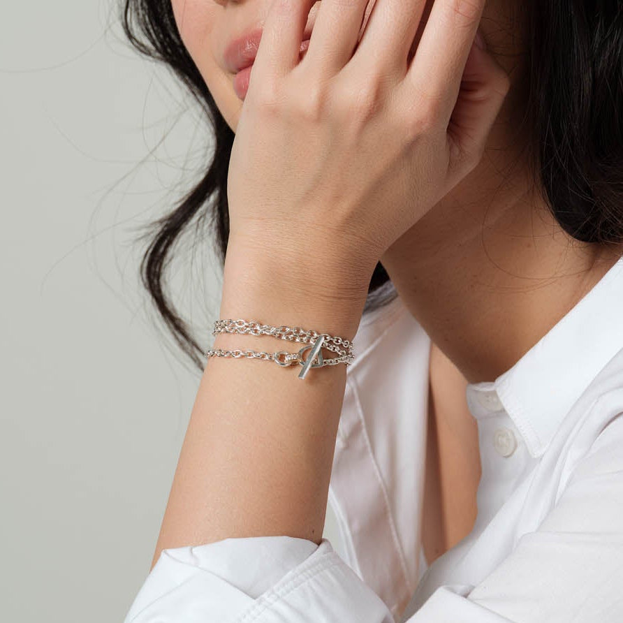 Bound Double Wrap Bracelet
