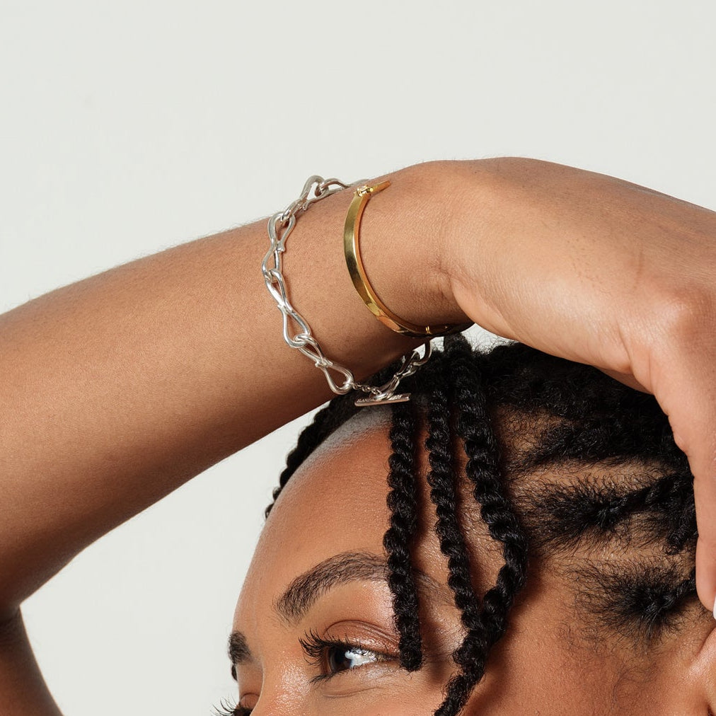 Bound Infinity Link Bracelet