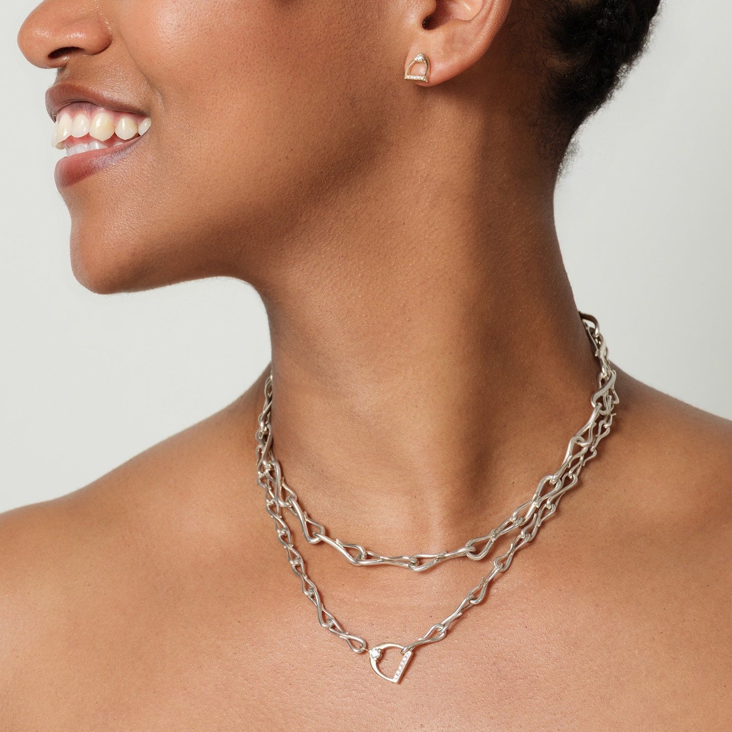 Bound Infinity Link Necklace