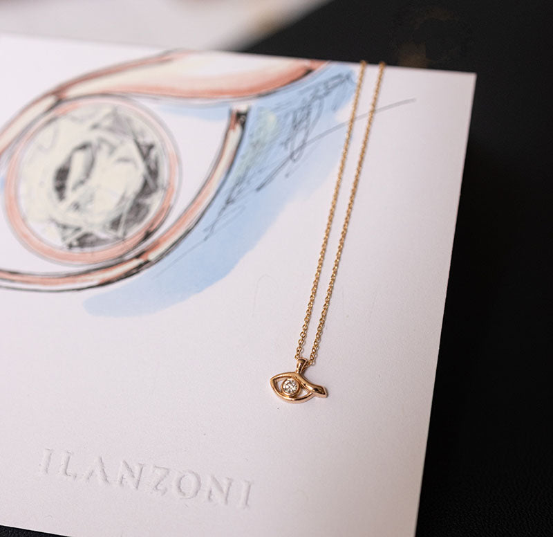 Cherubini Diamond Pendant Necklace
