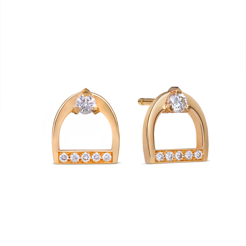 Bound Stirrup Earring