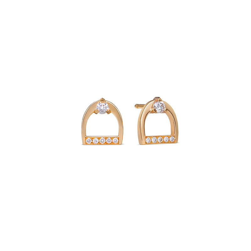 Bound Stirrup Earrings