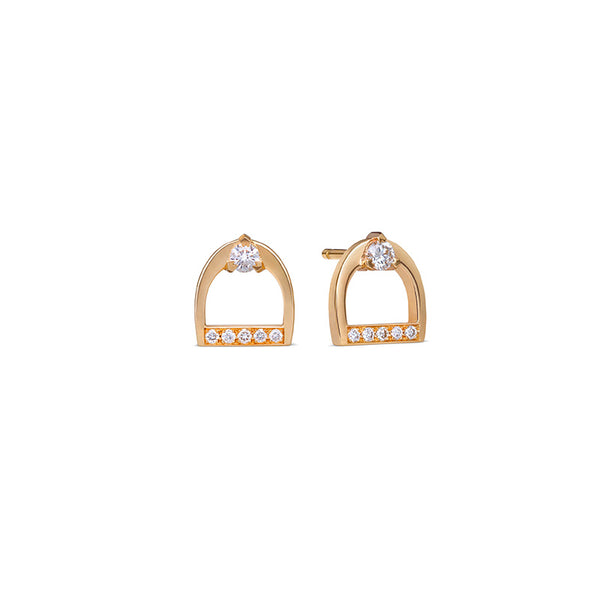 Bound Stirrup Earring