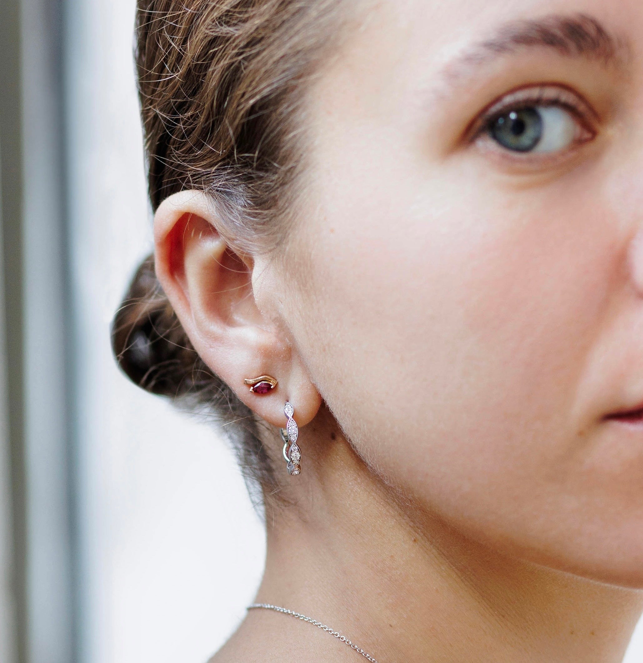 The Look of Love Ruby Earrings