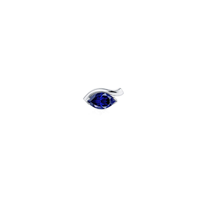 The Look of Love Blue Sapphire Earrings