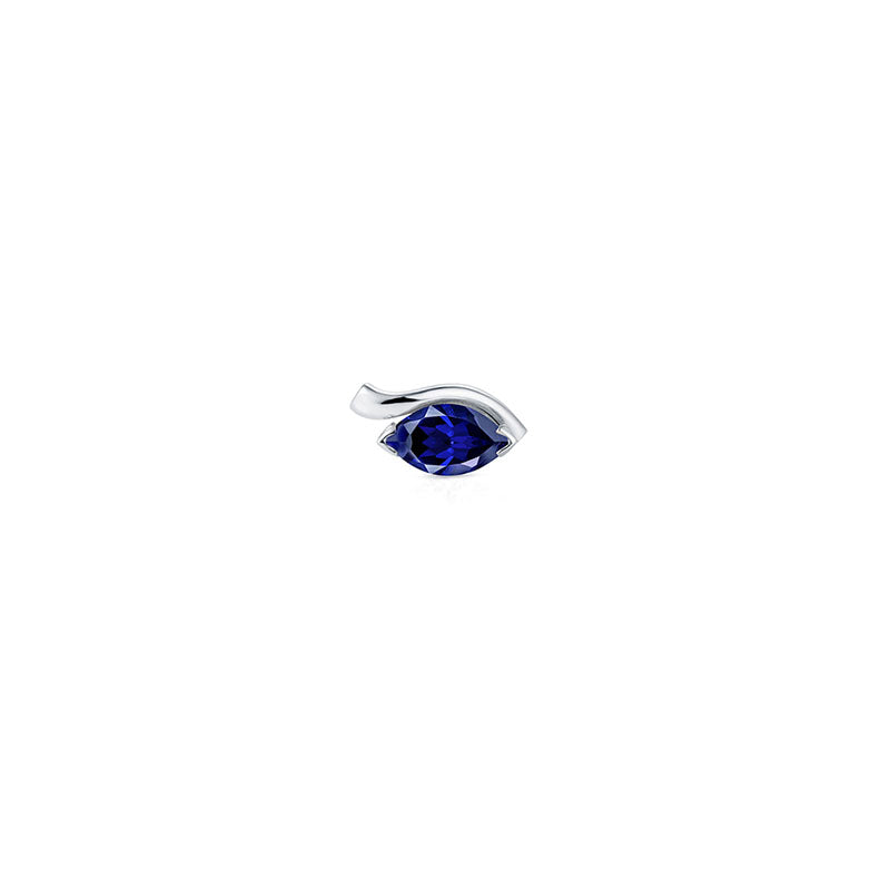 The Look of Love Blue Sapphire Earrings