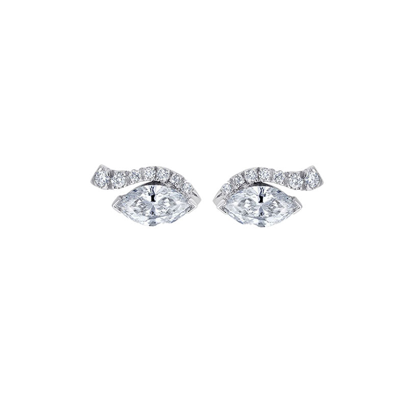 The Look Of Love Pavé Earrings