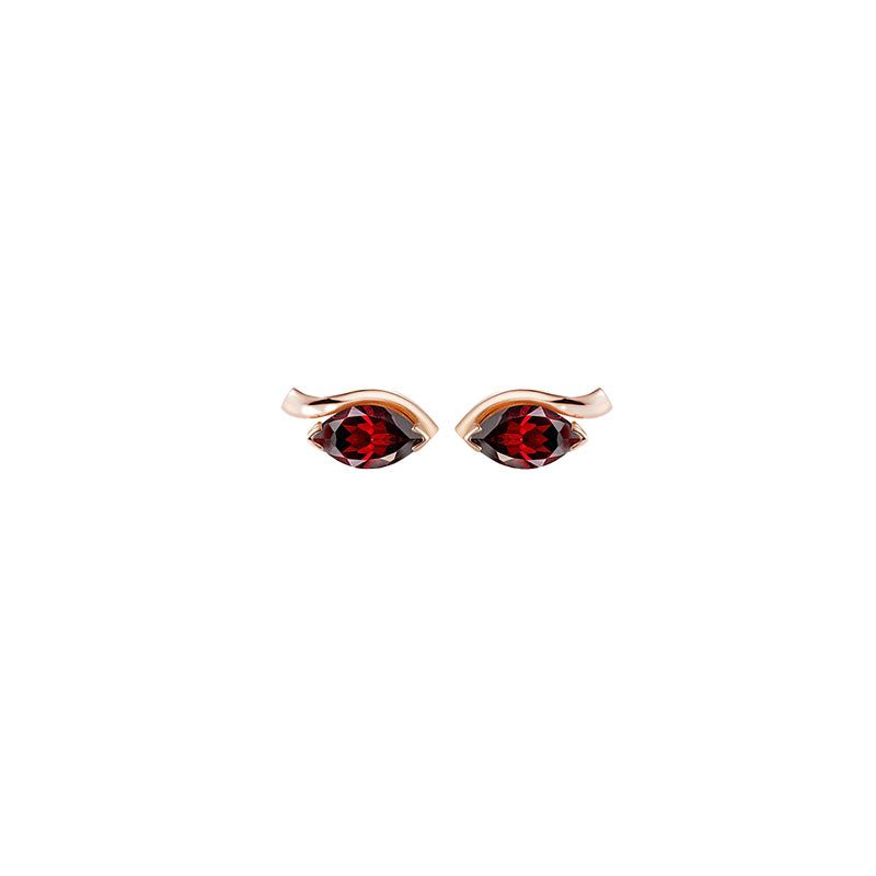 The Look of Love Ruby Earrings