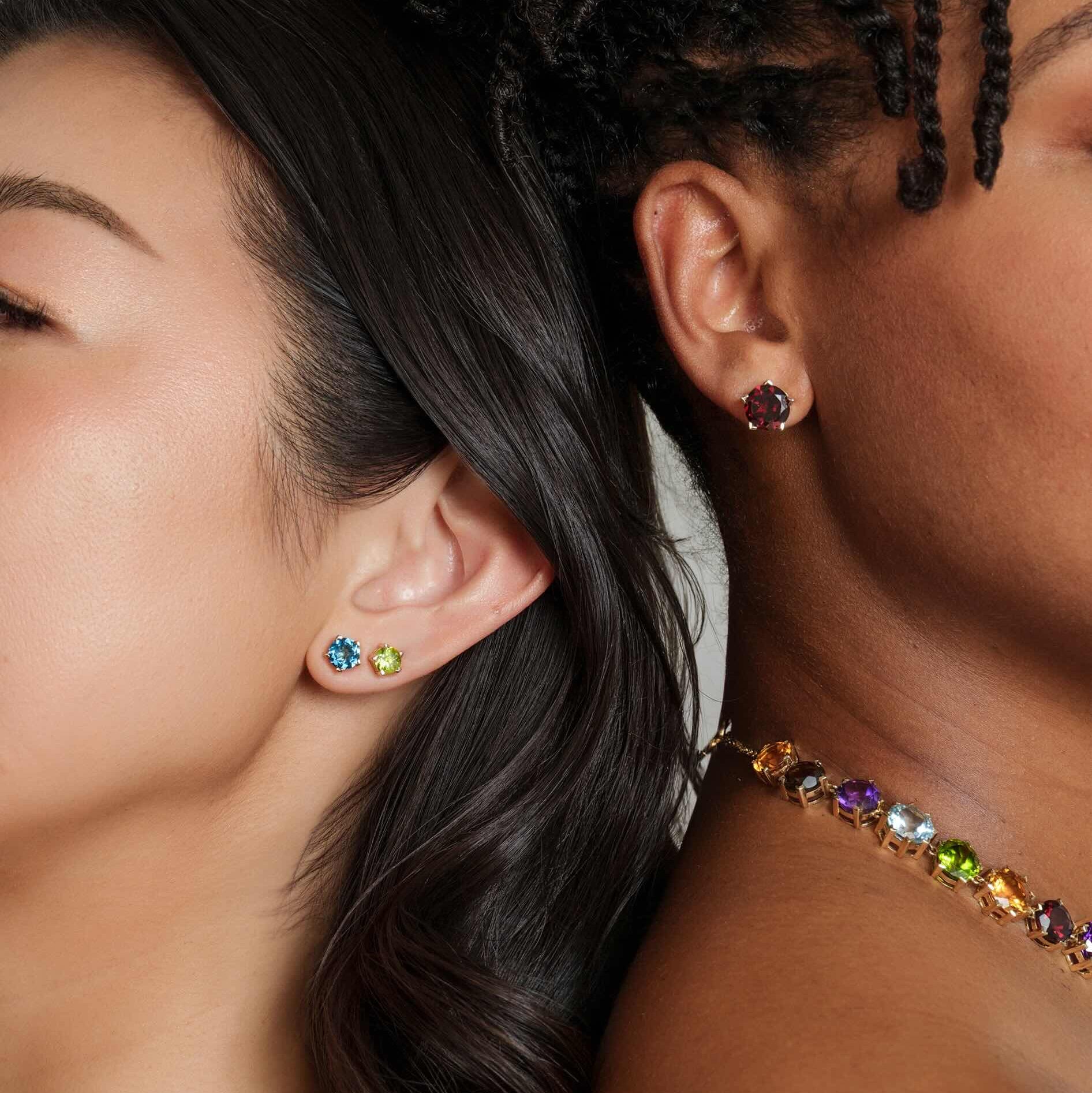 Sunburst Stud Earrings