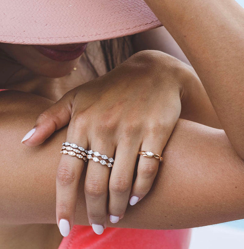 The Look Of Love Single Diamond Pinky Ring