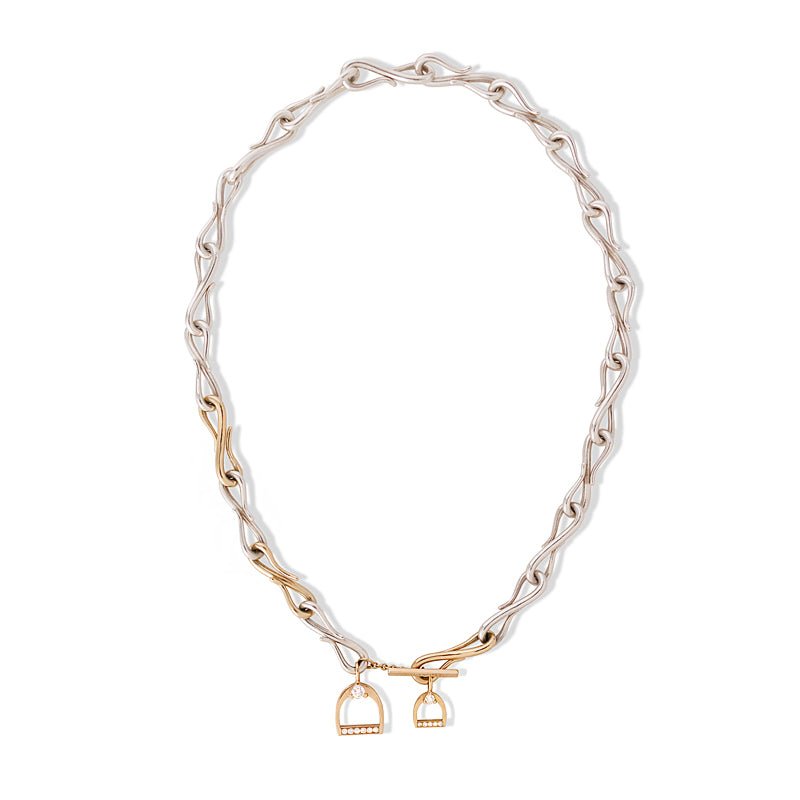 Bound Stirrup Toggle Necklace - Ilanzoni
