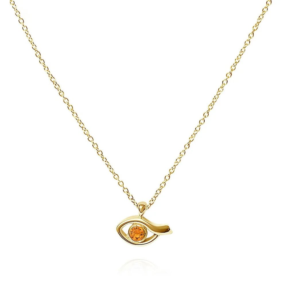 Cherubini Gemstone Pendant Necklace - Ilanzoni