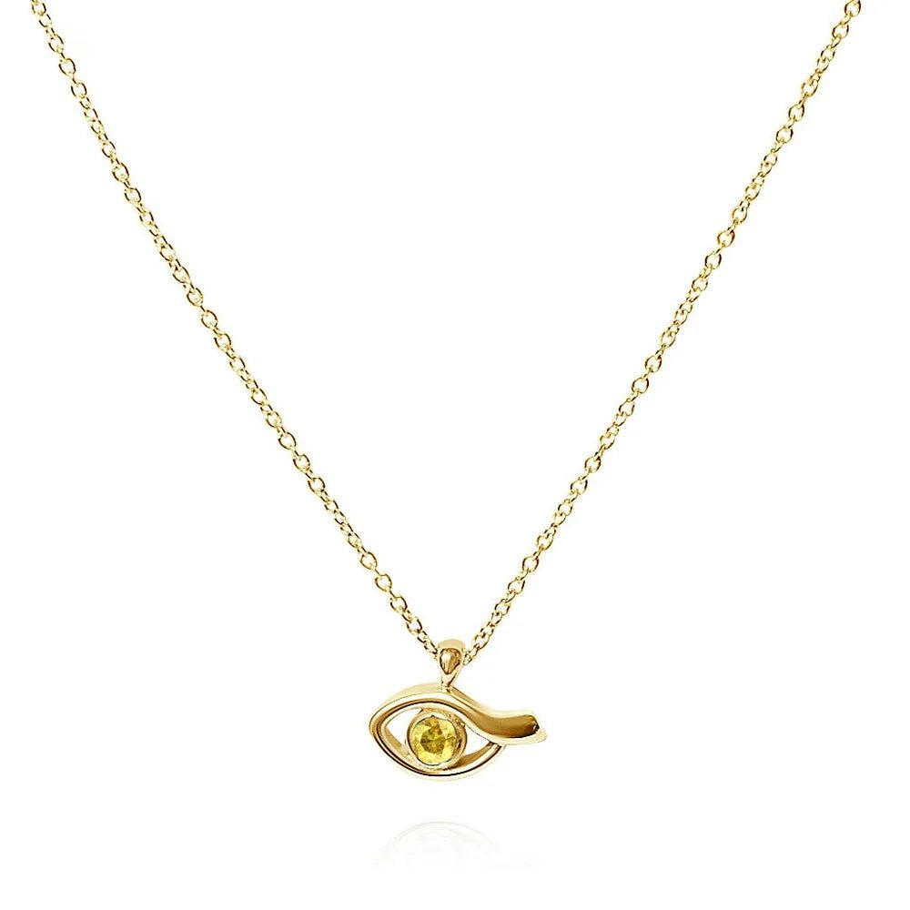 Cherubini Gemstone Pendant Necklace - Ilanzoni