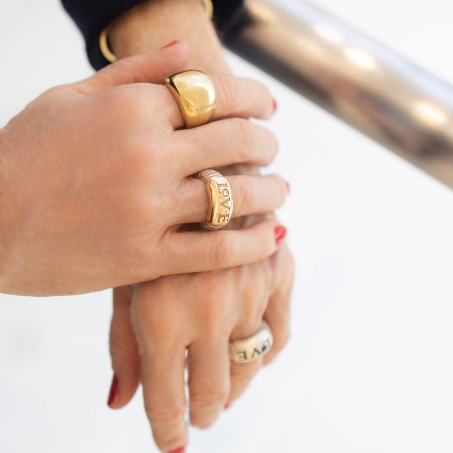 Love Me Ring in Gold and Silver - Ilanzoni