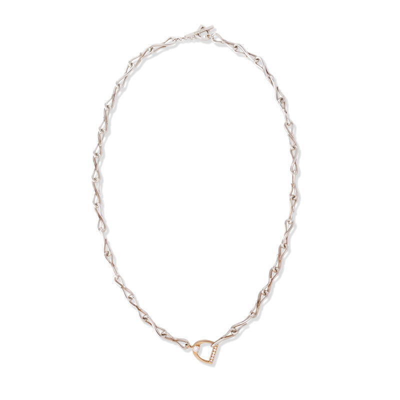 Bound Single Stirrup Necklace