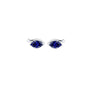 The Look of Love Blue Sapphire Earrings - Ilanzoni