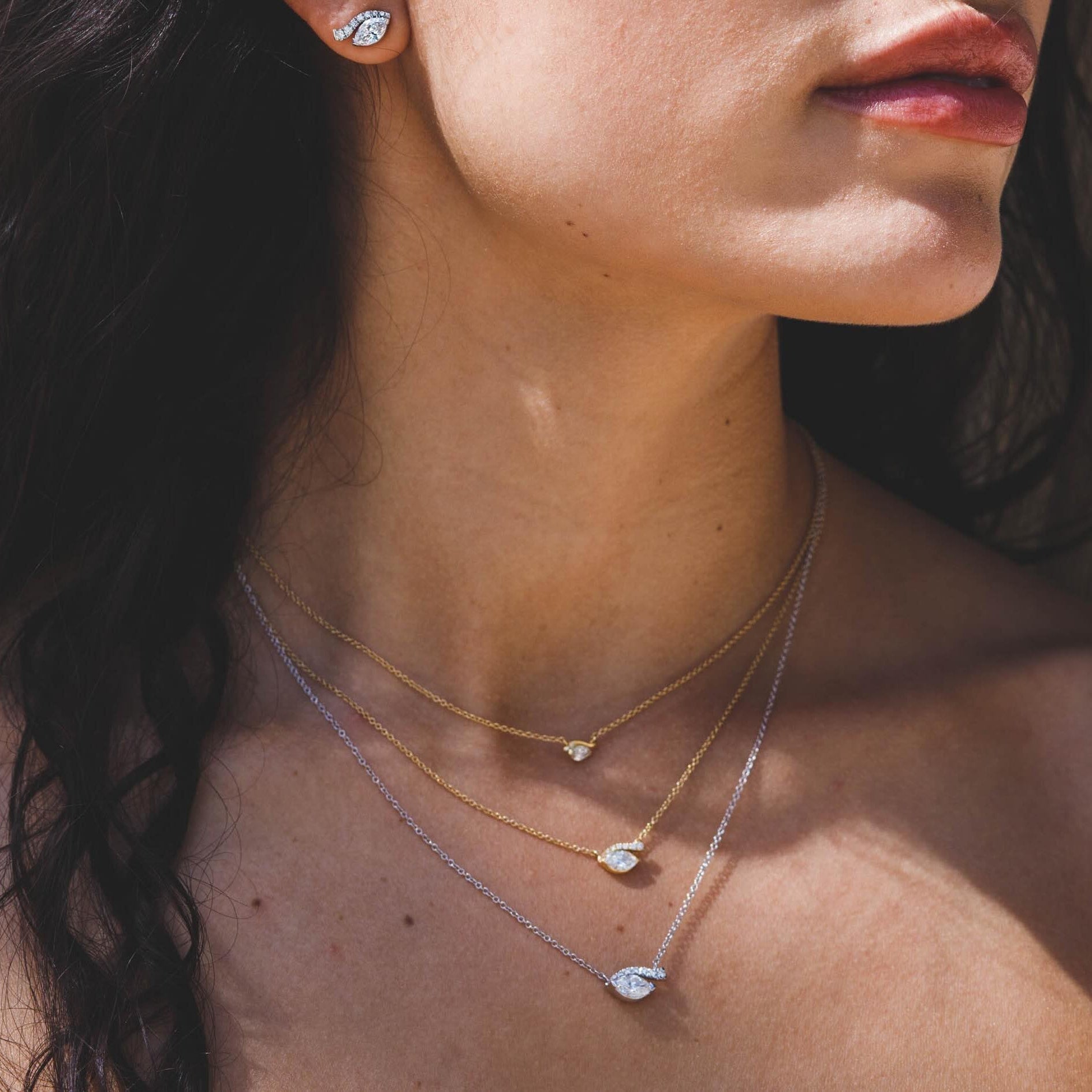 The Look of Love Diamond Necklace - Ilanzoni