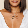 The Look Of Love Pavé Gemstone Necklace - Ilanzoni