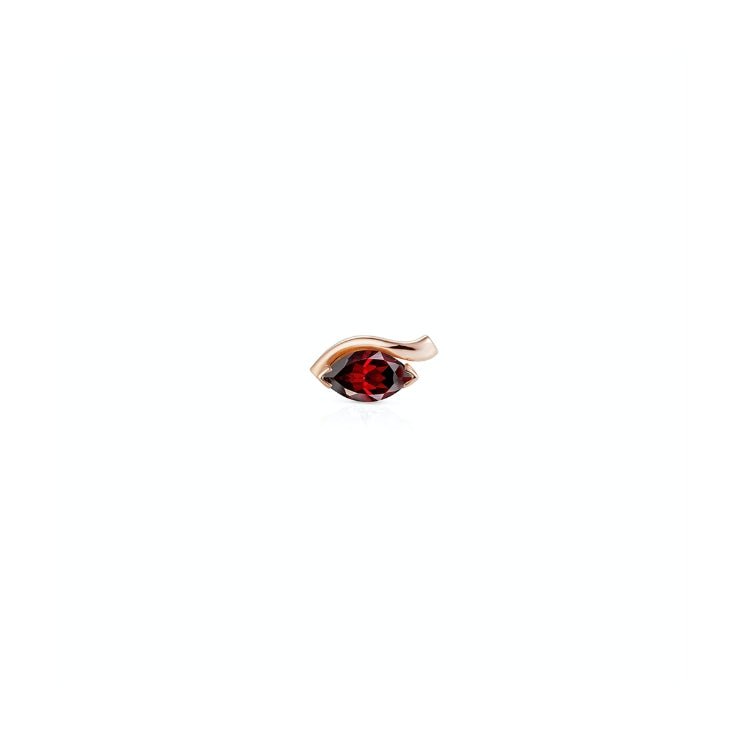 The Look of Love Red Ruby Earrings - Ilanzoni