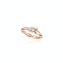 The Look Of Love Single Diamond Pinky Ring - Ilanzoni